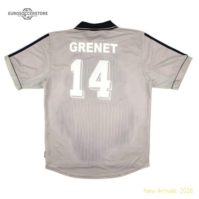 Official Bordeaux 2000-01 Third Shirt (M) Grenet #14 (Very Good)
