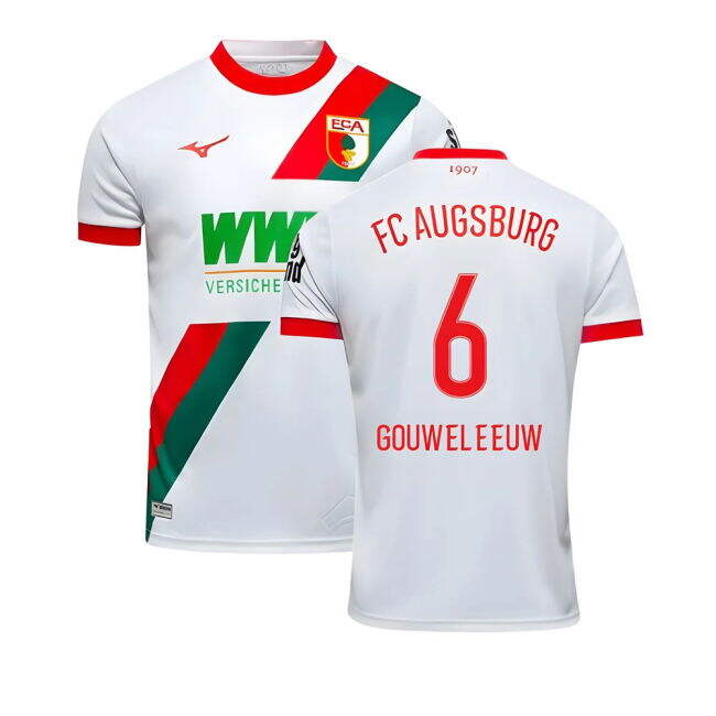 2025-2026 FC Augsburg Home Shirt (Gouweleeuw 6)