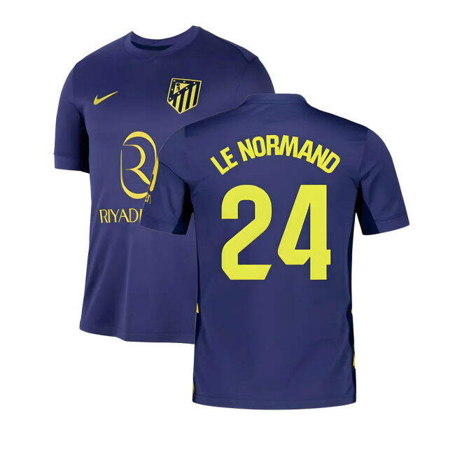 2025-2026 Atletico Madrid Away Shirt (Le Normand 24)