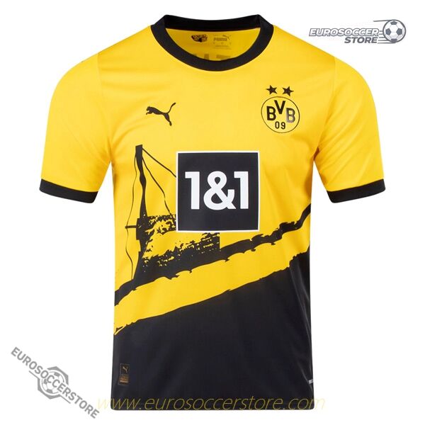 Brunner's Borussia Dortmund 29th Home Football Jersey for the 23-24 Season