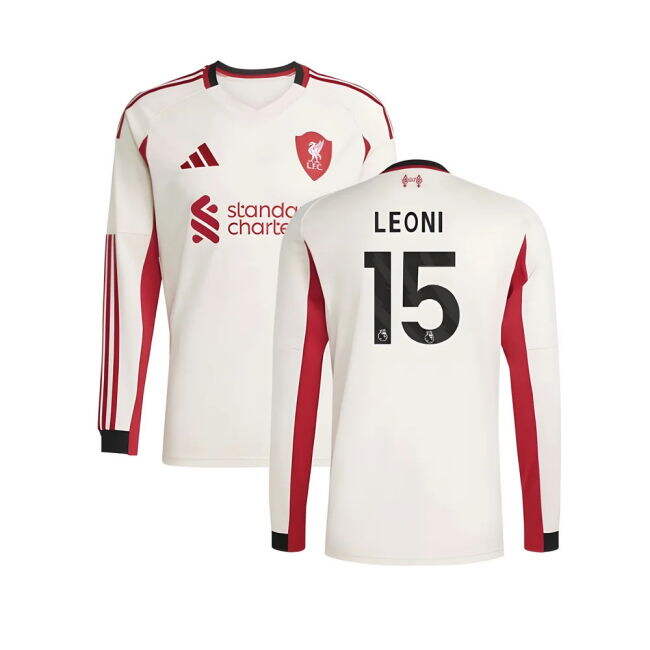 2025-2026 Liverpool Long Sleeve Away Shirt (Leoni 15)