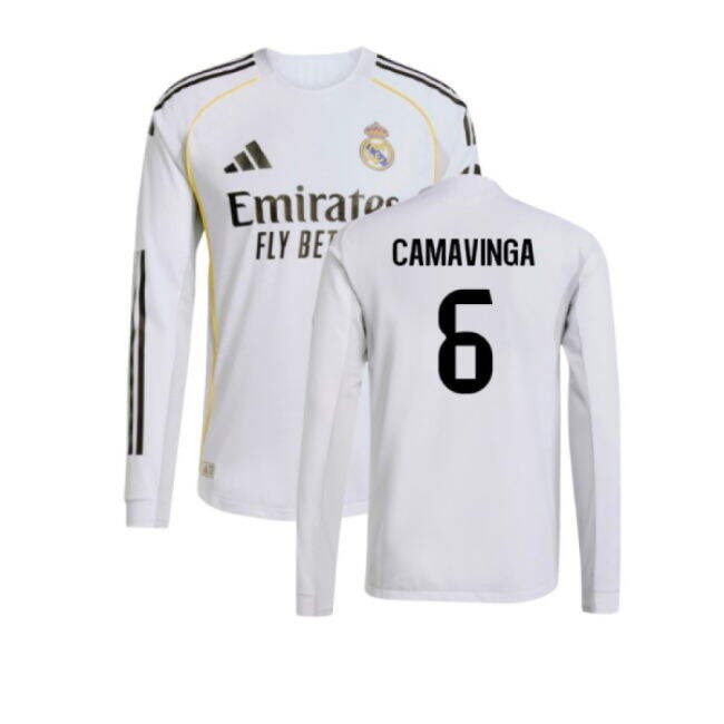 Real Madrid 2025-2026 Home Jersey - Adult #80