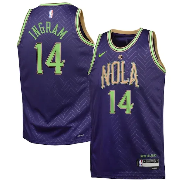 Brandon Ingram NOP Swingman Jersey - genuine classic training