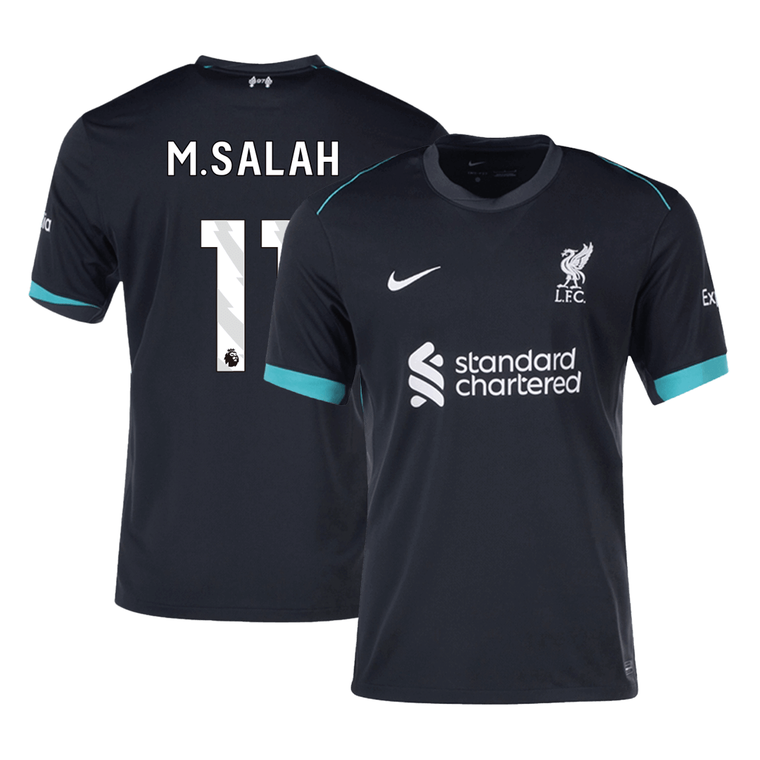 M.SALAH #11 Liverpool Away  Soccer Jersey 2024/25 Authentic Kit