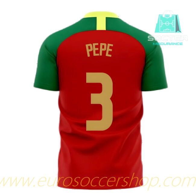 Fan Edition 2025-26 Edition Portugal Home Jersey Libero Collection (PEPE 3)