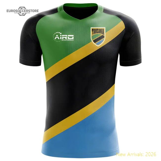 Tanzania Concept 20252026 Home Shirt  Authentic Retro