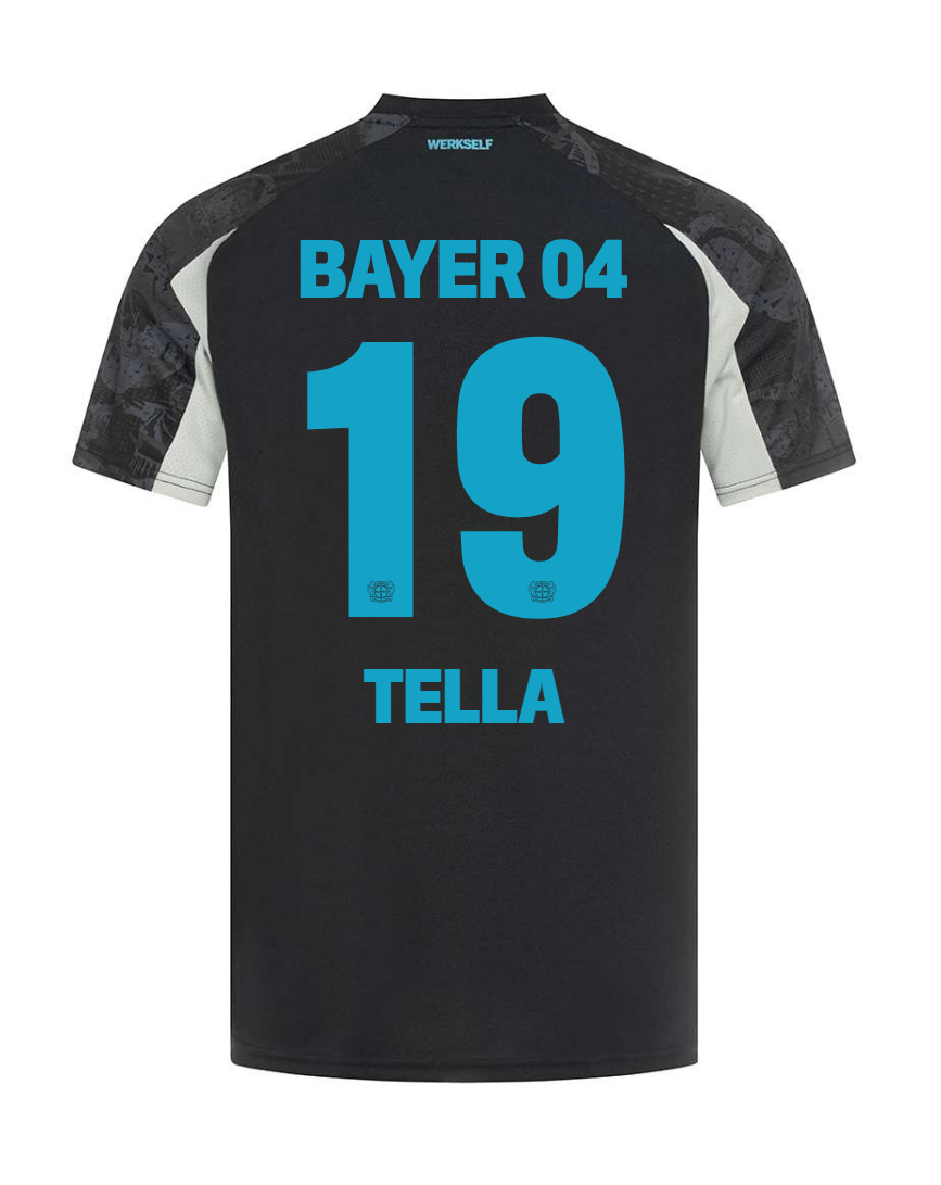Bayer 04 Leverkusen TELLA 19 Third Football Jersey for the 24-25 Season