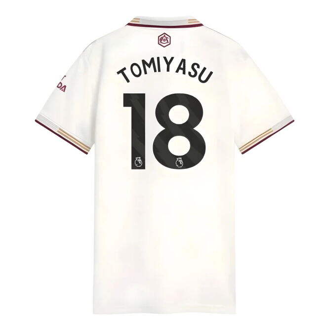 Arsenal 2025-20 Third Football Kit Tomiyasu 18 L M Women S