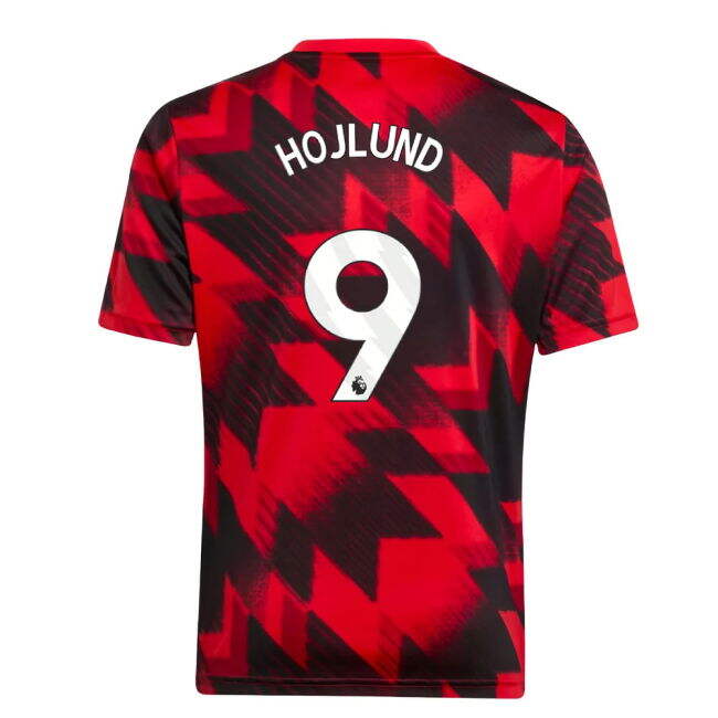 classic 2025-2026 Man Utd Pre-Match Shirt (Red) - Kids (Hojlund 9)