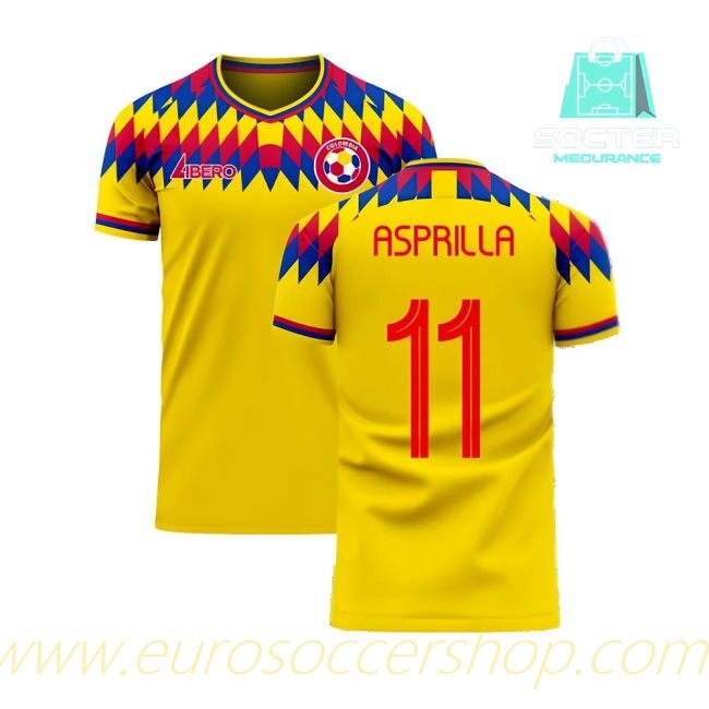 2025-2026 Season Colombia Home Shirt Libero Collection (ASPRILLA 11)