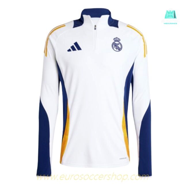 2024-2025 Real Madrid Training Top (White)