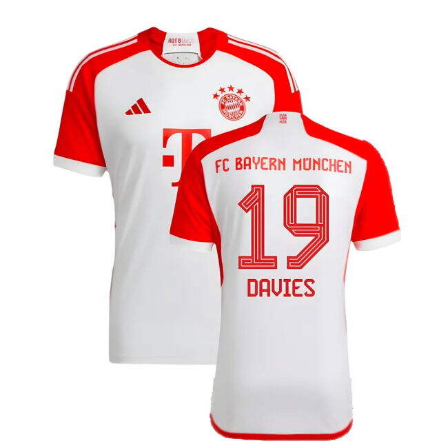 2023-2024 Bayern Home Contemporary Shirt (Davies 19) Antibacterial