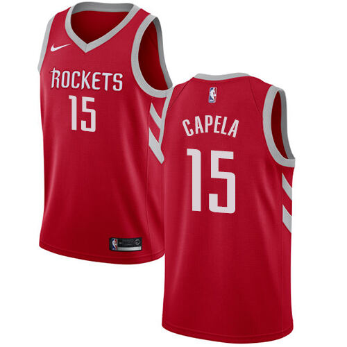 Houston Rockets Clint Premium Quality Replica Jersey Athletic Fit #15