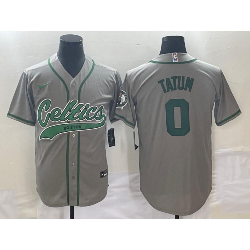 Elite Jersey Boston Celtics Jayson Tatum0 - Gray - Fan Favorite
