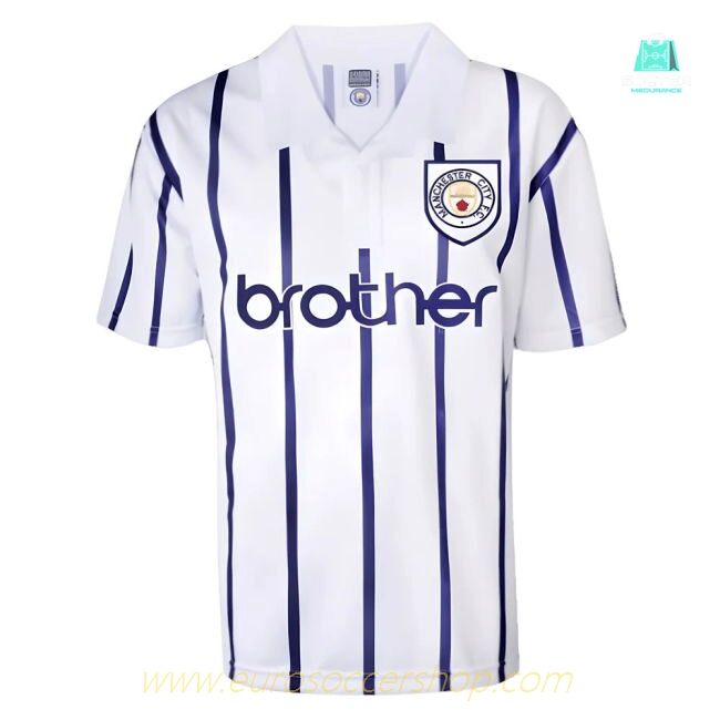 Manchester City 1993 Away Retro Football Shirt