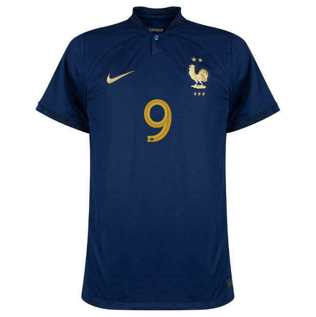 Quick Dry World Cup 2022 France Home Giroud Soccer Jersey Football
