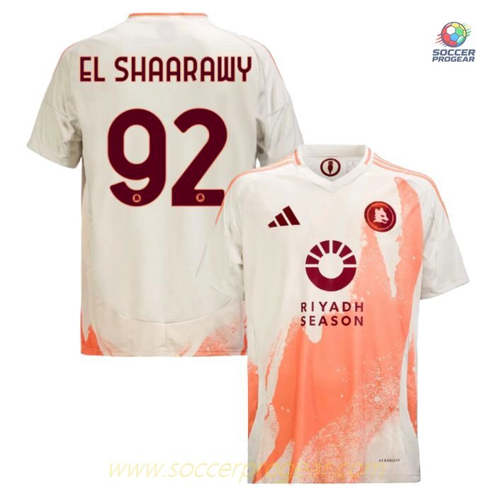 AS Roma Away Football Team Jersey 2024-25 Edition El Shaarawy