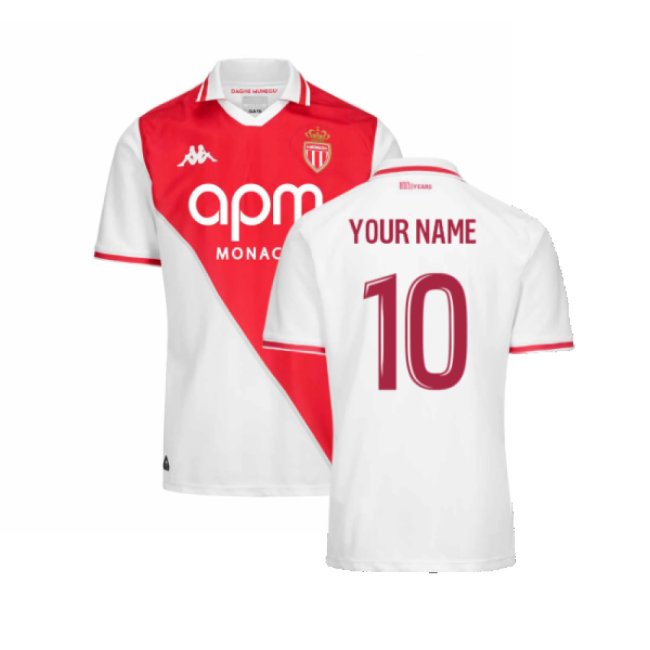 Match Worn Style Monaco Home Pro Shirt 2024-2025