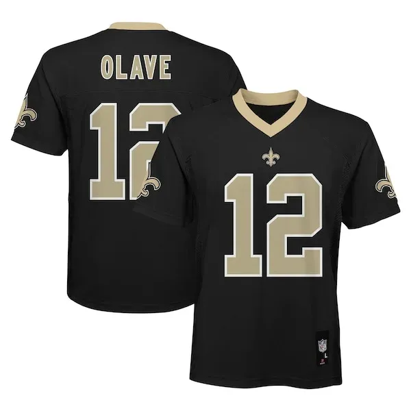 New Orleans Saints Replica NFL Jersey - Black | Elite Football Apparel