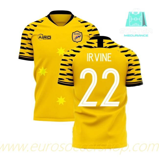 2025-26 Edition FIFA Approved Australia Home Football Shirt Libero Collection (IRVINE 22)