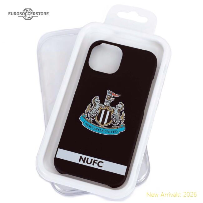 Authentic Newcastle United Fc Iphone 15 Crest Hard Case - Premium