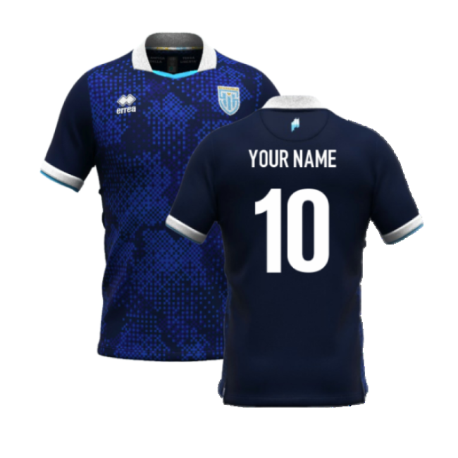 2024-2025 San Marino Away Shirt (Your Name) Premium Authentic