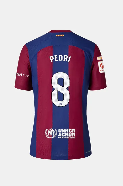 FC Barcelona PEDRI 8 Home Football Jersey for the 23-24 Season