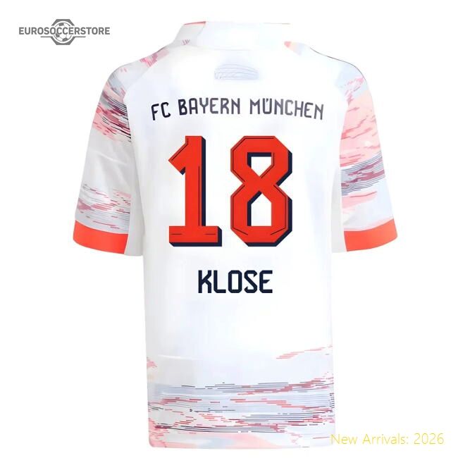 Premium 2025-2026 Bayern Munich Away Mini Kit (klose 18)