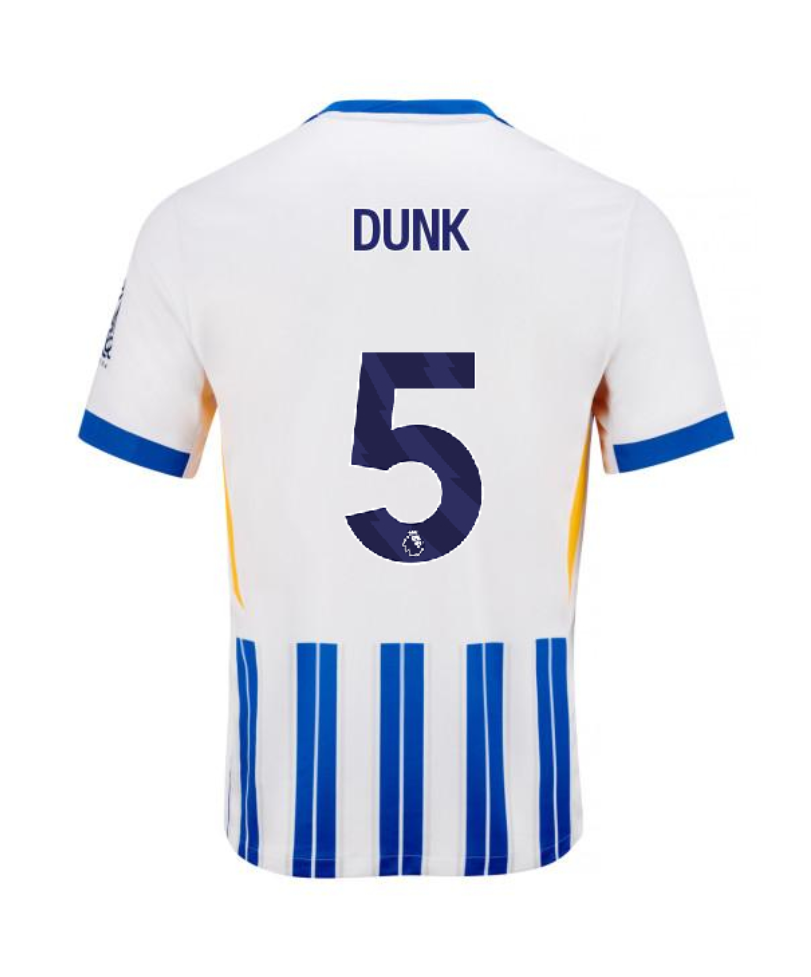 Brighton Hove Albion 24-25 Season Home DUNK 5 Football Jersey