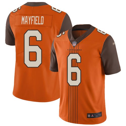 None #None Orange Alternate NFL Limited Jersey player jersey