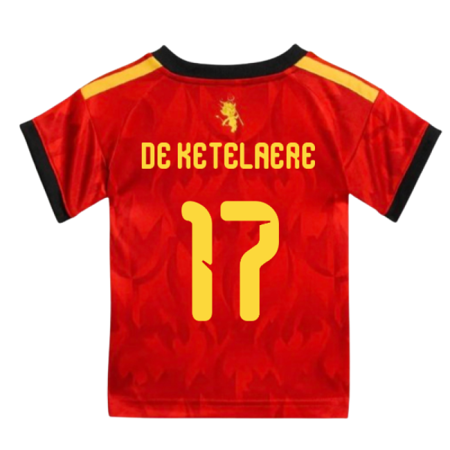 Belgium Authentic 2026-2027 Belgium Home Baby Kit (De Ketelaere 17)