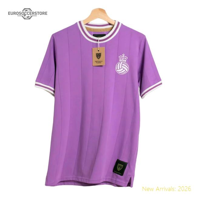 Madrid La Corona Purple Retro Football Shirt - Fan Design