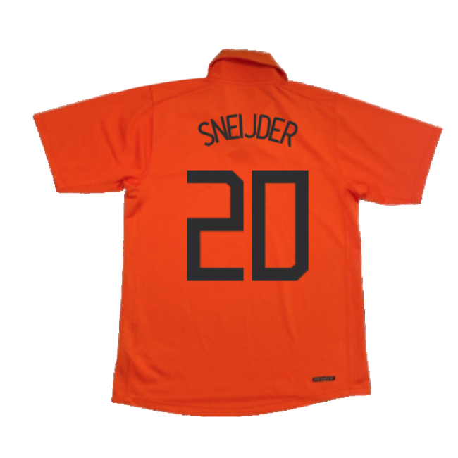 Sneijder 20 Authentic Replica Holland Home Fan Jersey for Adults