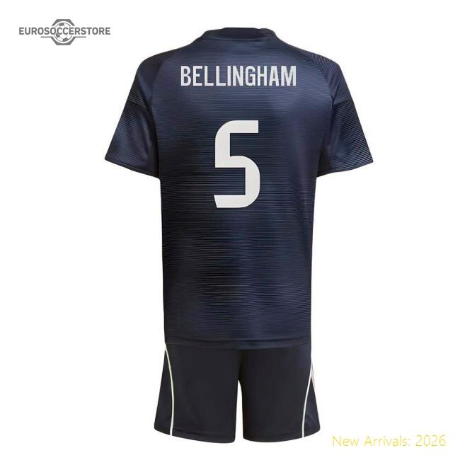 First-class 2025-2026 Real Madrid Away Youth Kit (bellingham 5)