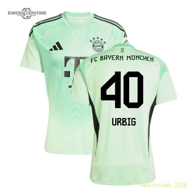 Premium 2025-2026 Bayern Munich Home Goalkeeper Shirt (glory Mint)