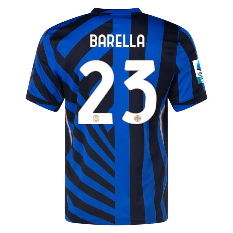BARELLA 23 Inter Milan 2425 Home Football Shirt - Official Replica