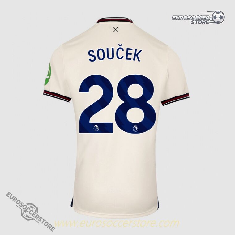 West Ham United 25-26 Away Jersey SOUČEK 28