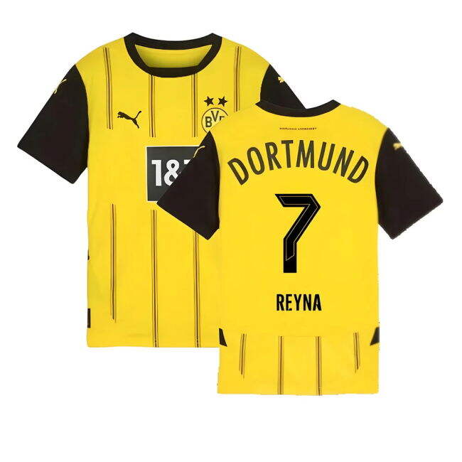 2024-2025 Borussia Dortmund Home Shirt for (Children
