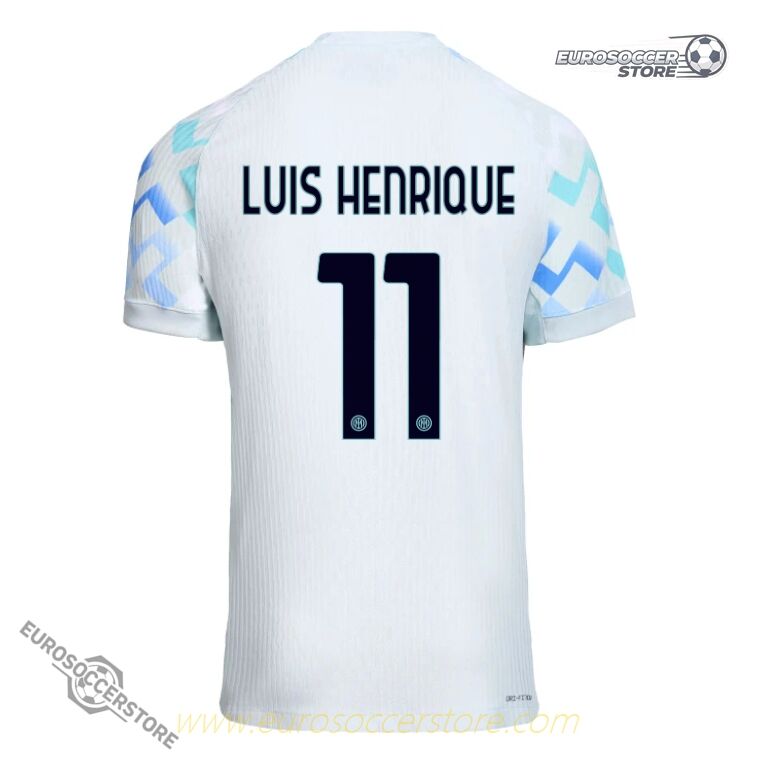 Away Jersey of LUIS HENRIQUE 11 for Inter Milan 25-26 Season (Player Version)
