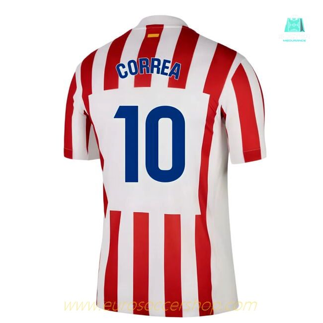 2025-2026 Atletico Madrid Home Shirt (Correa 10)