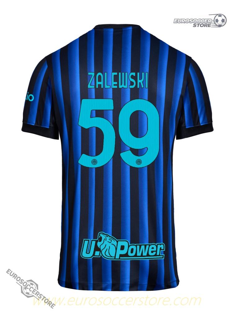 Inter Milan 25-26 Season Home Jersey ZALEWSKI Number 59