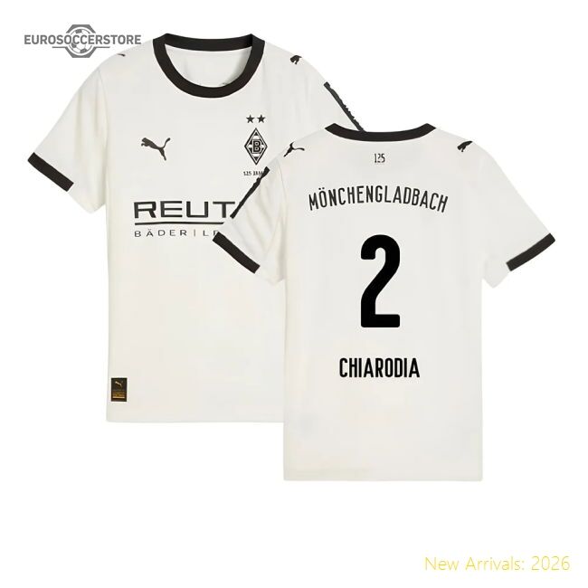 Top-Quality 2025-2026 Borussia Mgb Home Shirt (Kids) (Chiarodia 2)