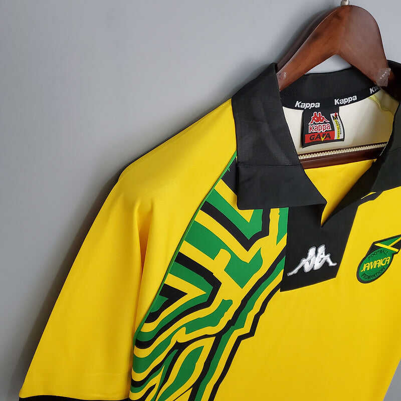 1998 Jamaica Away kit yellow