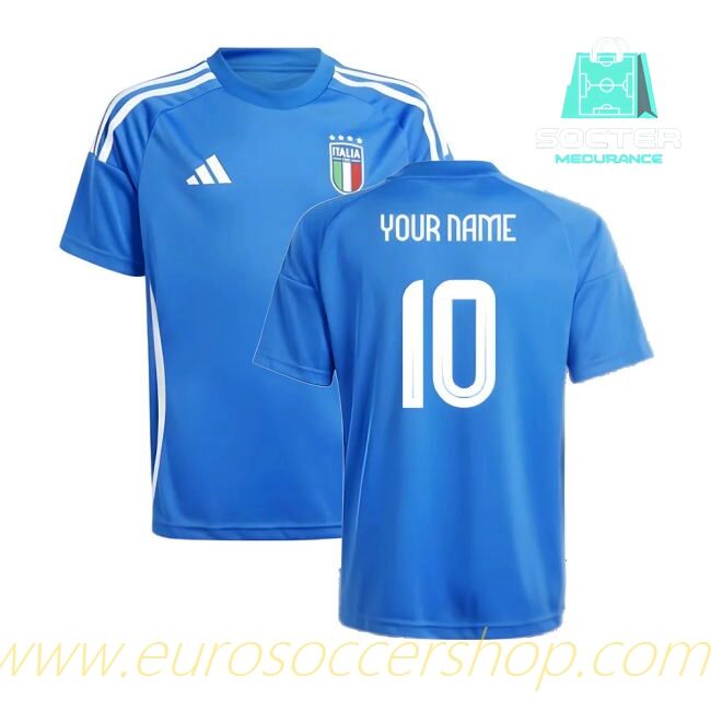 2024-2025 Season Italy Home Football Shirt Kids Edition