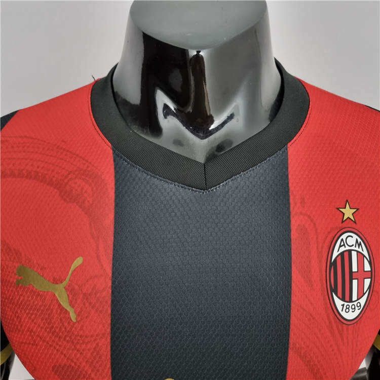 Cheap AC Milan 2223 Red Soccer Jersey Football Shirt Player Version -