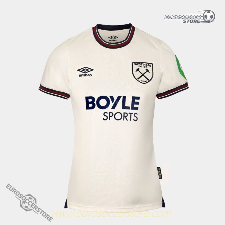 Away Women's Jersey for West Ham United 25-26 Season