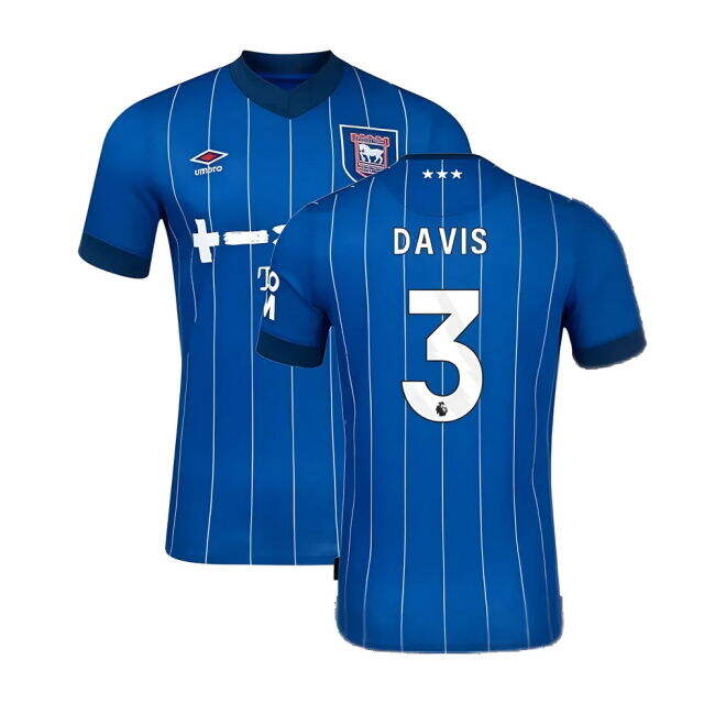 Women's 2024-2025 Ipswich Town Home Shirt (Davis 3)