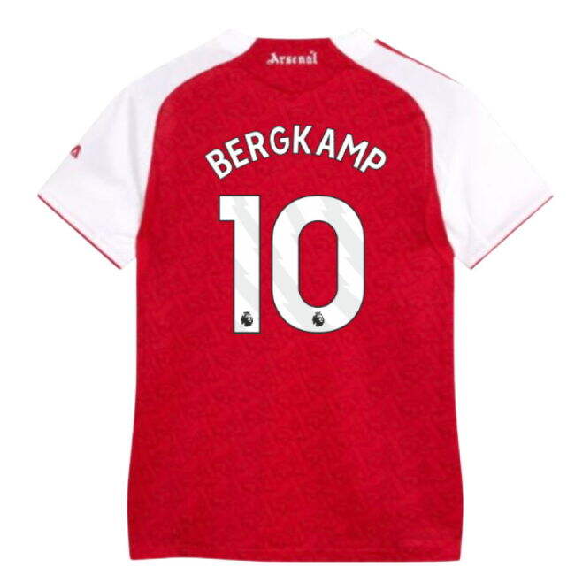 2025-2026 Arsenal Authentic Home Shirt (Womens) (Bergkamp 10)