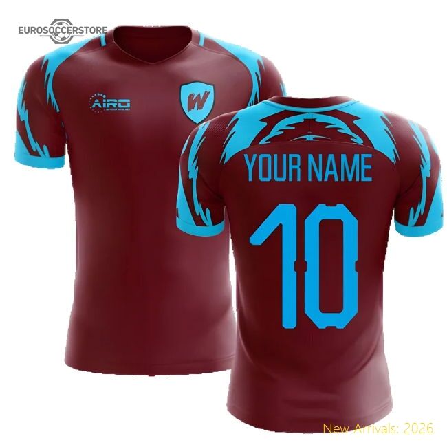 Premium 2025-2026 West Ham Home Concept Football Shirt (your Name)