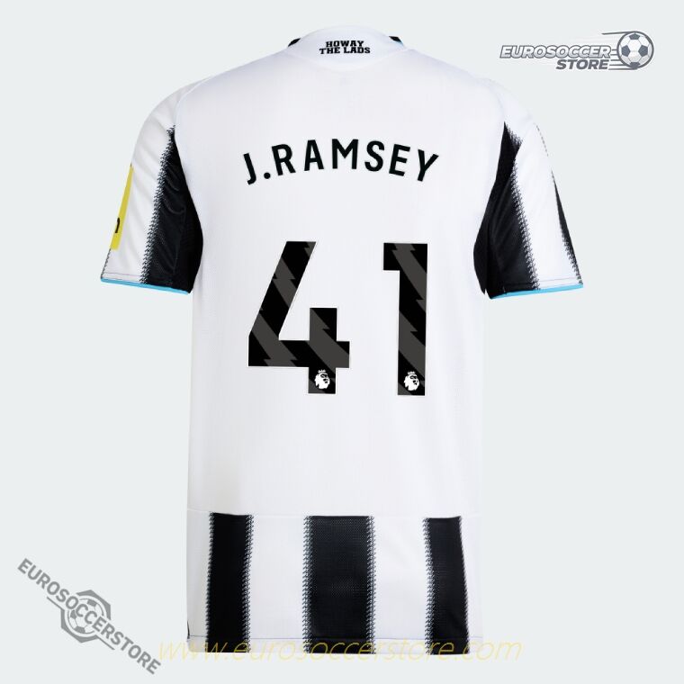 J.RAMSEY 41 Newcastle United Home Jersey 25-26 (Player Version)